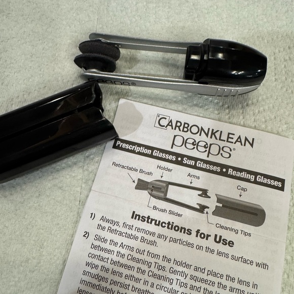 CarbonKlean Lens Cleaner in Black and Silver. One item - Picture 2 of 5